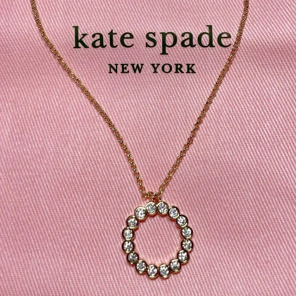 NWT Kate Spade Full Circle Mini Pendant Necklace